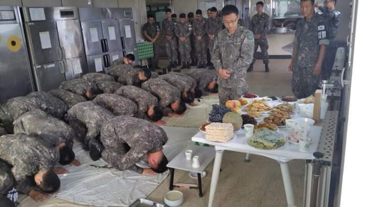 오늘자 군대 막사 상황